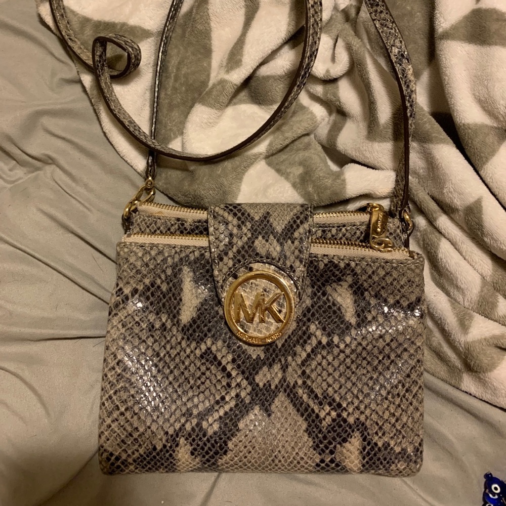 Michael Kors snakeskin Crossbody